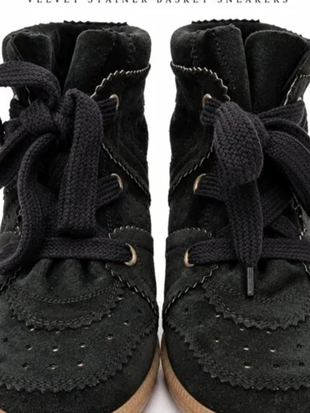Isabel Marant Black Suede Ankle-Top  Booth